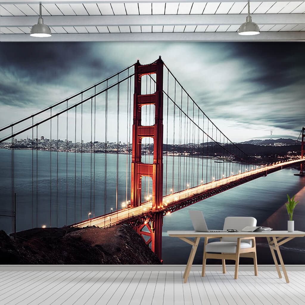 Golden Gate Bridge San Francisco scalable custom wall mural