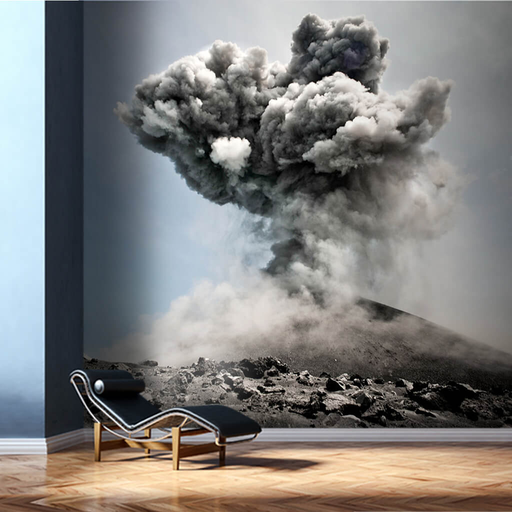Yanardağ Volkan patlaması Krakatoa Adası doğa duvar kağıdı