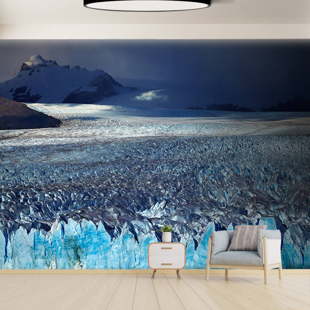 View of blue Perito Moreno Glacier Argentina wall mural