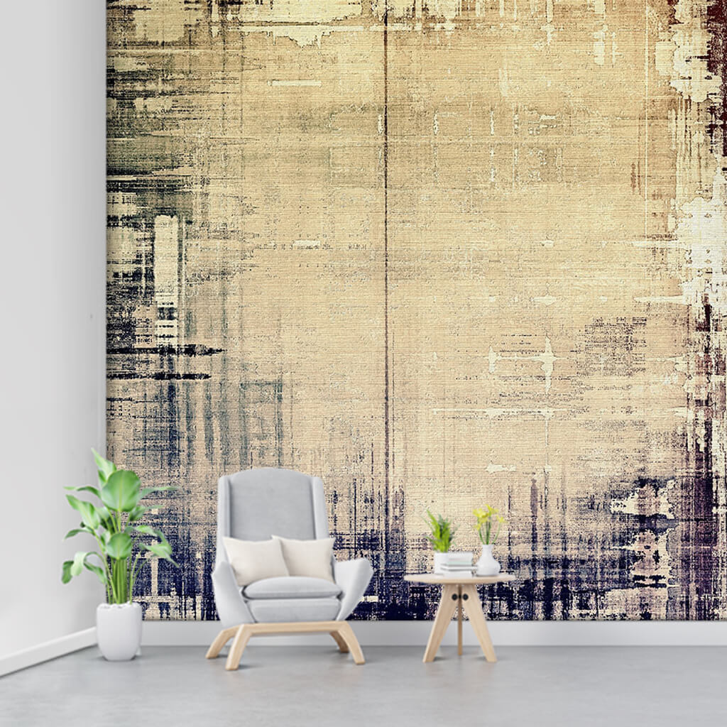 Tinted effect with navy blue and black colors wall mural
